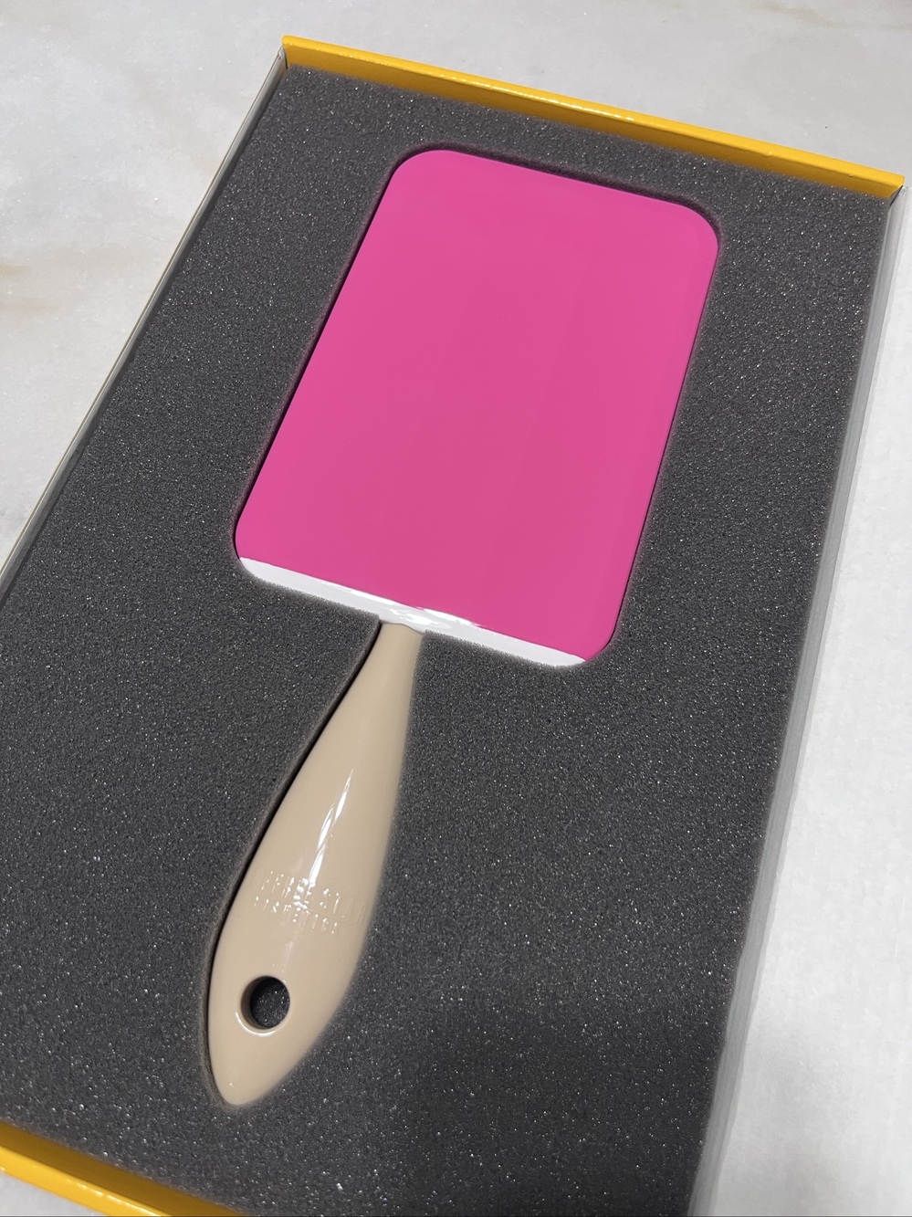 Jeffree Star Pink & Beige Hand Mirror Cosmetic Accessory